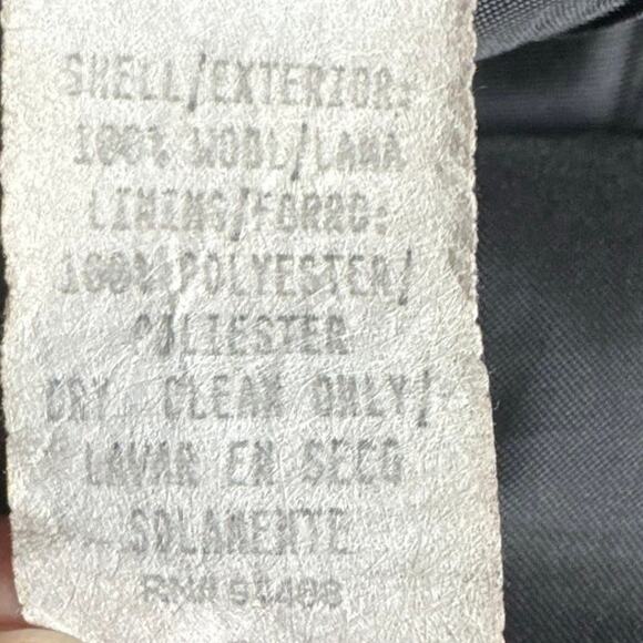 Vintage Donnybrook Y2K Hooded Charcoal Gray Coat zipper closing size 12 - Picture 13 of 13